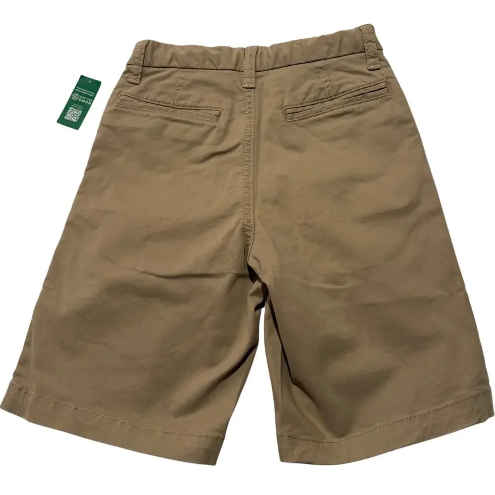 GAP Boys Khaki Chino Shorts Size 10 NWT Kids Uniform Shorts